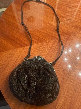 A Grace Anne Agostino Leather Vintage Bag